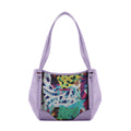 Lavender Leather Tote Bag Scatter