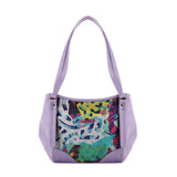 Lavender Leather Tote Bag Scatter - CANVAEGYPT