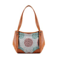 Leather Tote Bag Dots