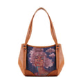 Leather Tote Bag Head in the clouds