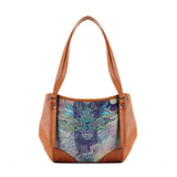 Leather Tote Bag Heaven Tiger - CANVAEGYPT