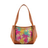 Leather Tote Bag Summer Palm