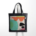 Leather Tote bag Abstract