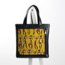 Leather Tote bag African festival