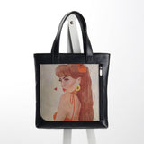 Leather Tote bag Brunette Beauty - CANVAEGYPT