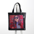 Leather Tote bag City girl