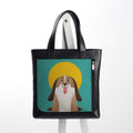 Leather Tote bag Cute Petty