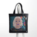 Leather Tote bag Extraterrestrial