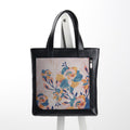 Leather Tote bag Floral