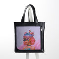 Leather Tote bag Galaxy Girl