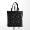 Leather Tote bag Geo Shapes