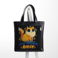 Leather Tote bag Good Vibrations Only