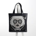Leather Tote bag Hypnotism