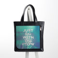 Leather Tote bag Just Go With The Flow