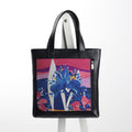 Leather Tote bag Nature's palette