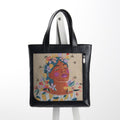 Leather Tote bag Save the bees