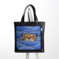 Leather Tote bag Sea tiger