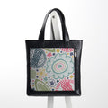 Leather Tote bag Summer mess