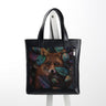 Leather Tote bag Fox Jungle