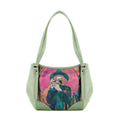 Mint Green Leather Tote Bag Space Photographer