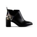 One Side Bootie Glowing Flowers