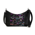 Retro Cross bag Words