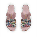Rose Buckle Slide Slipper Roses