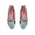 Rose Round Toe Shoe Colorful Circles