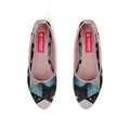 Rose Round Toe Shoe Crossed