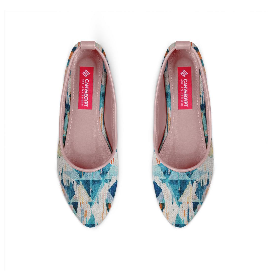 Rose Round Toe Shoe Happy blue - CANVAEGYPT