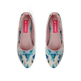 Rose Round Toe Shoe Happy blue - CANVAEGYPT