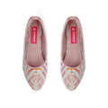 Rose Round Toe Shoe Rose ikat