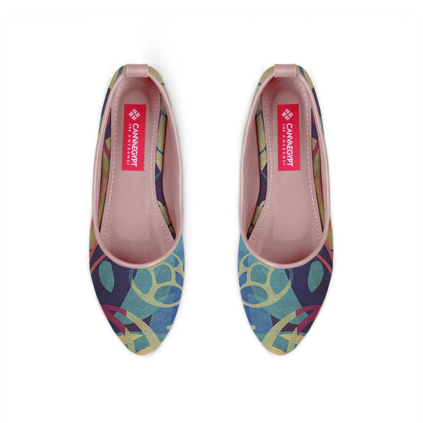 Rose Round Toe Shoe Sea Herbs - CANVAEGYPT