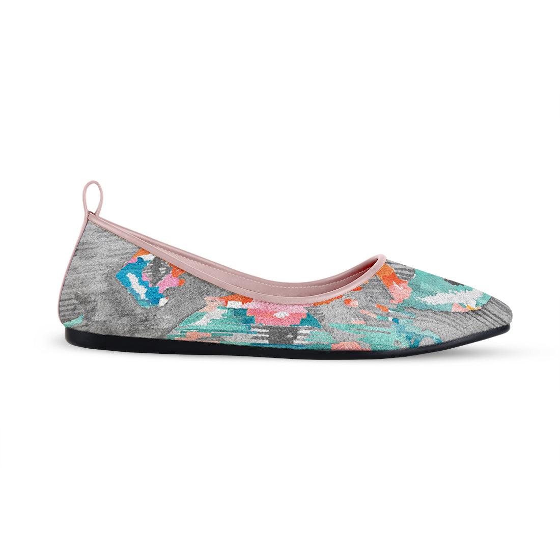 Rose Round Toe Shoe Rainy day - CANVAEGYPT