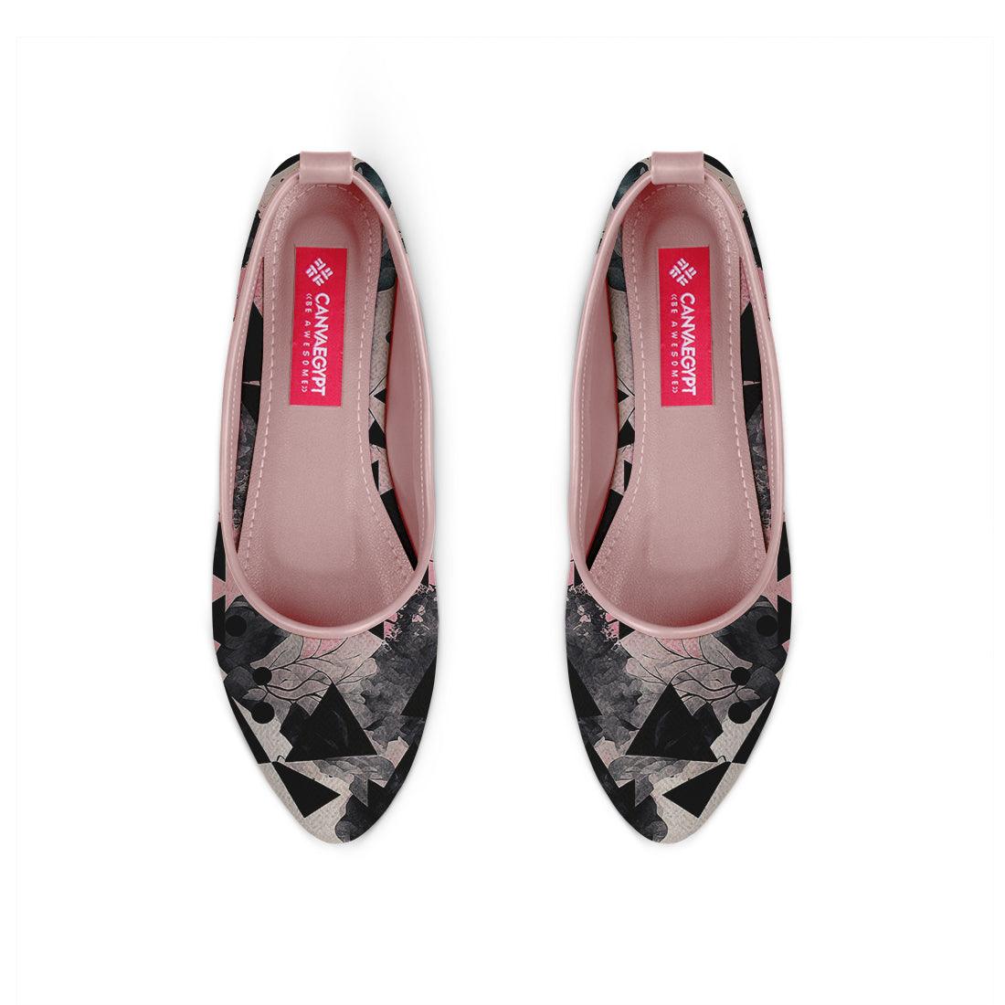 Rose Round Toe Shoe Triangles - CANVAEGYPT