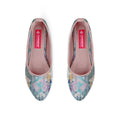 Rose Round Toe Shoe Vibrant purple