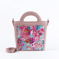 Rose Top Handle Handbag Red Roses