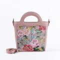 Rose Top Handle Handbag Watercolor gentle