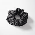 Scrunchie Black Spotted