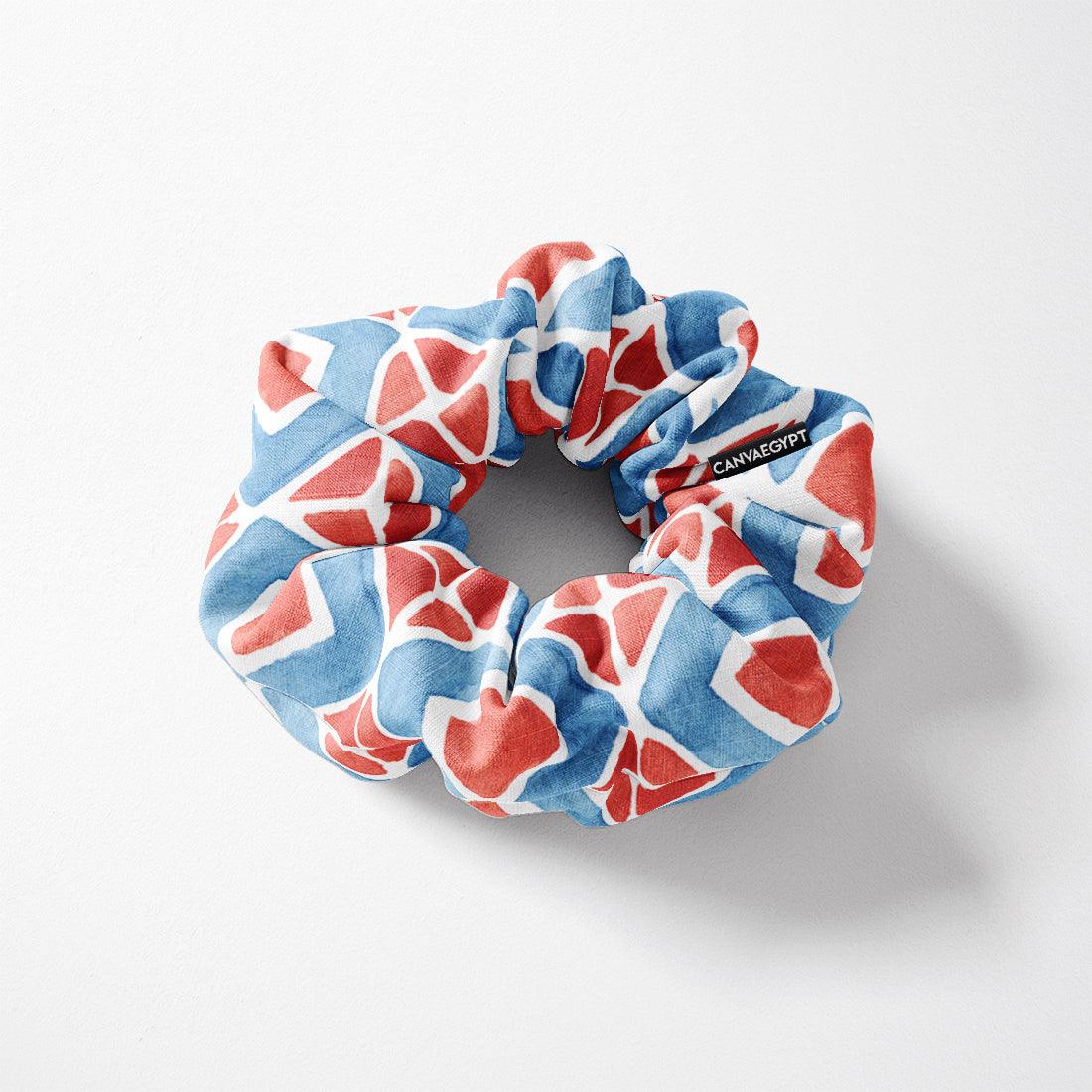 Scrunchie Blue African - CANVAEGYPT