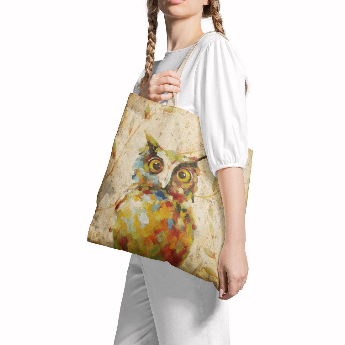 Tote Bag Owl - CANVAEGYPT