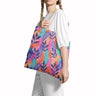 Beach Tote Bag Vibrant Vines
