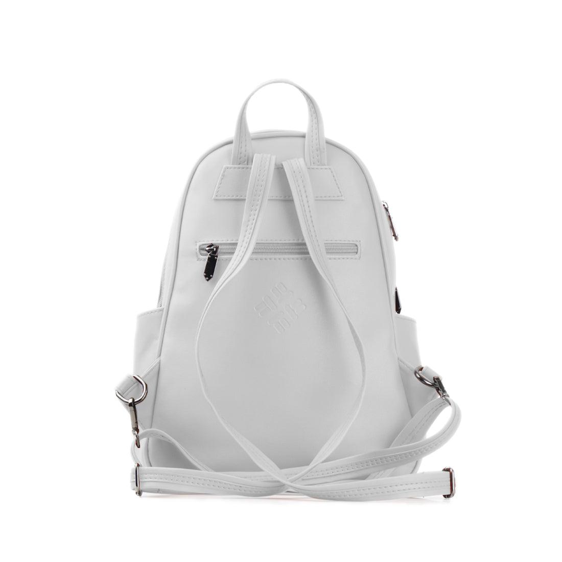 White Vivid Backpack Watercolor Tropical - CANVAEGYPT