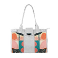 White Double Handle Large Bag Art