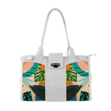 White Double Handle Large Bag Garden - CANVAEGYPT