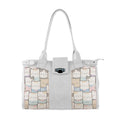 White Double Handle Large Bag Kitty