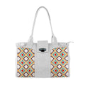 White Double Handle Large Bag Pixely