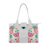 White Double Handle Large Bag Tropic - CANVAEGYPT