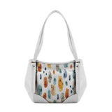White Leather Tote Bag Brushes Spots - CANVAEGYPT