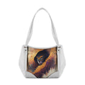 White Leather Tote Bag Fighter